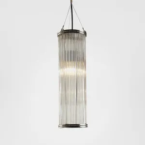 Verre Glass Ceiling Pendant Large Nickel by Emac & Lawton, a Pendant Lighting for sale on Style Sourcebook