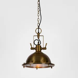 Bedford Ceiling Pendant Antique Brass by Emac & Lawton, a Pendant Lighting for sale on Style Sourcebook
