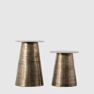 Langley Side Table Set of 2 400x400x450/580mm by Gallery Home, a Bedside Tables for sale on Style Sourcebook