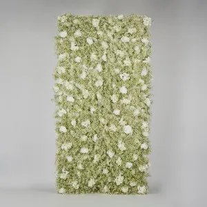 White Rose Hydrangea & Gyp Floral Wall by JMC FLORALS, a Plants for sale on Style Sourcebook