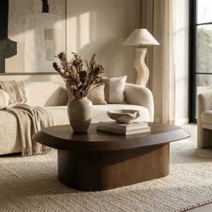 Monolith Coffee Table Large Dark Walnut by MRD Home, a Coffee Table for sale on Style Sourcebook