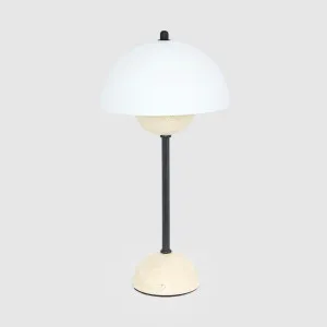 Tondo Travertine Table Lamp by MRD Home, a Table & Bedside Lamps for sale on Style Sourcebook