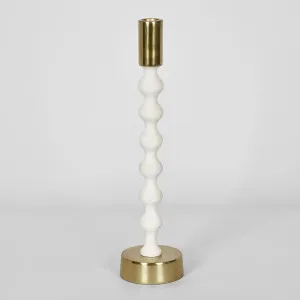 Elsa Candle Stand Large White Gloss by Florabelle Living, a Candle Holders for sale on Style Sourcebook