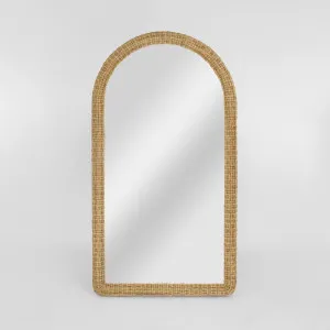 Long Island Mirror Arch Rattan by OneWorld Collection, a Mirrors for sale on Style Sourcebook