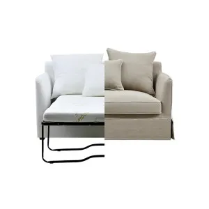 Noosa Hamptons 1.5 Seat Sofa Bed - Base & Cushion Inserts Only by OneWorld Collection, a Sofas for sale on Style Sourcebook