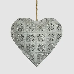 Etienne Lace Heart Decoration Large by PERFECT PIECES, a Christmas for sale on Style Sourcebook