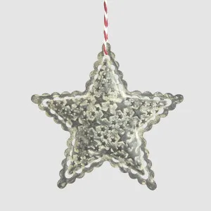 Etienne Lace Star Decoration Large by PERFECT PIECES, a Christmas for sale on Style Sourcebook
