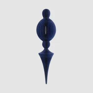 Paper Jousting Finial Decoration Blue by Vixen & Velvet, a Christmas for sale on Style Sourcebook