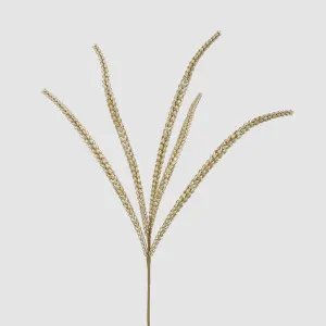 Glitter Leaf Spray Gold by Vixen & Velvet, a Christmas for sale on Style Sourcebook