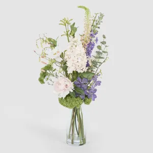 Hydrangea Delphinium Mixed Arrangement in Vase 110cm by Florabelle Living, a Plants for sale on Style Sourcebook