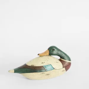 Willow Duck Sculpture Green by PERFECT PIECES, a Statues & Ornaments for sale on Style Sourcebook