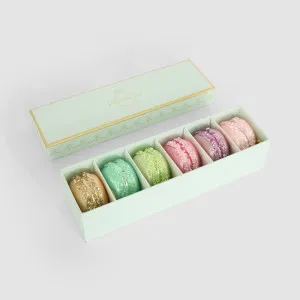 Patisserie Macaroon Decorations Box of 6 Duck Egg Blue by Vixen & Velvet, a Christmas for sale on Style Sourcebook