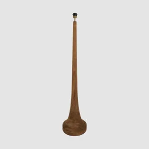 Lancia Floor Lamp Base Large Dark Natural- Base Only by Zaffero, a Floor Lamps for sale on Style Sourcebook