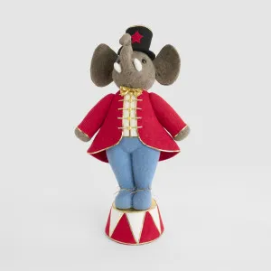 Cirque Elephant Ringmaster Red by Vixen & Velvet, a Christmas for sale on Style Sourcebook