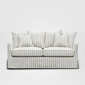 Noosa Hamptons 2.5 Seat Sofa Natural Stripe by OneWorld Collection, a Sofas for sale on Style Sourcebook