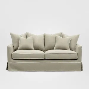 Noosa Hamptons 2.5 Seat Sofa Natural W/White Piping by OneWorld Collection, a Sofas for sale on Style Sourcebook