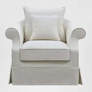 Avalon Hamptons Armchair Ivory by OneWorld Collection, a Chairs for sale on Style Sourcebook