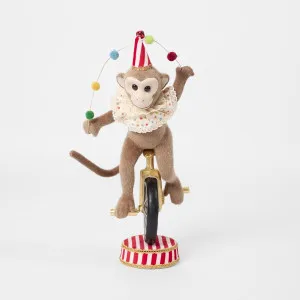 Carnival Monkey on Unicycle by Vixen & Velvet, a Christmas for sale on Style Sourcebook