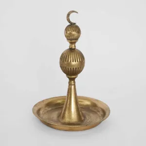Golden Crescent Moon Dish by Vixen & Velvet, a Christmas for sale on Style Sourcebook