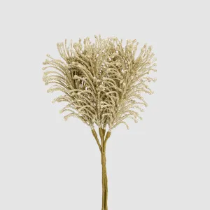Glitter Fern Bunch Champagne by Vixen & Velvet, a Christmas for sale on Style Sourcebook