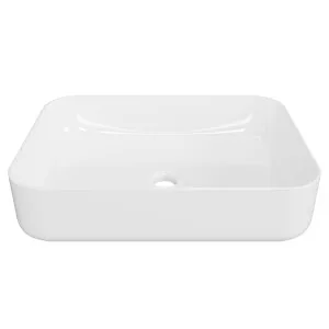 Enchant Ceramic Basin 500mm White Gloss by Timberline, a Basins for sale on Style Sourcebook