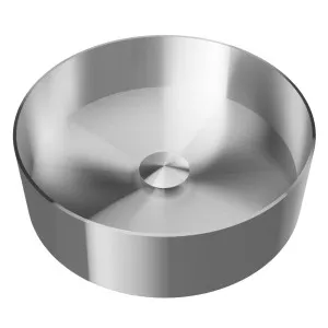 Luxe Stainless Steel Basin 360mm Brushed Nickel by Timberline, a Basins for sale on Style Sourcebook