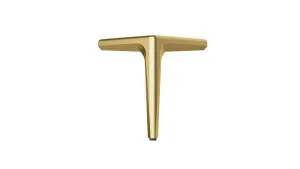 Arrow 150mm Brushed Gold Cabinet Leg by Timberline, a Cabinet Hardware for sale on Style Sourcebook