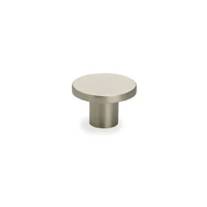Flat Knob 26mm Brushed Nickel Handle by Timberline, a Cabinet Hardware for sale on Style Sourcebook