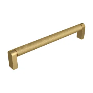 Knurled Bar 202mm Brushed Gold Handle by Timberline, a Cabinet Hardware for sale on Style Sourcebook