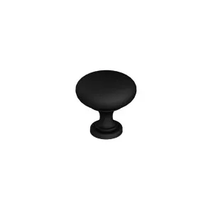 Round Knob 26mm Black Handle by Timberline, a Cabinet Hardware for sale on Style Sourcebook