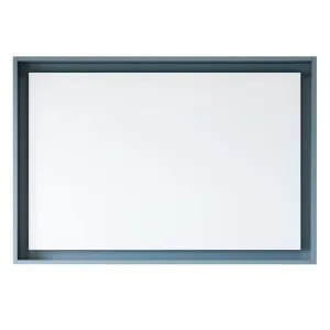 Halifax Mirror 1050mm, Saxby Blue Satin by Timberline, a Vanity Mirrors for sale on Style Sourcebook