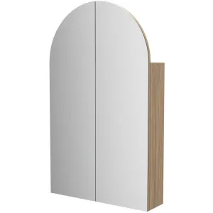 Church Shaving Cabinet 600mm Double Door, Prime Oak by Timberline, a Shaving Cabinets for sale on Style Sourcebook