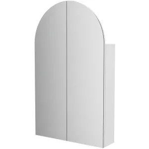 Church Shaving Cabinet 600mm Double Door, White Satin by Timberline, a Shaving Cabinets for sale on Style Sourcebook