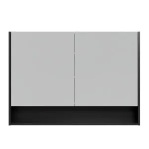 Sanremo Shaving Cabinet 1050mm, Black Satin by Timberline, a Shaving Cabinets for sale on Style Sourcebook