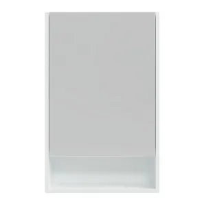 Sanremo Shaving Cabinet 475mm, White Satin by Timberline, a Shaving Cabinets for sale on Style Sourcebook