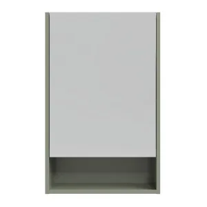Sanremo Shaving Cabinet 475mm, Olive Satin by Timberline, a Shaving Cabinets for sale on Style Sourcebook