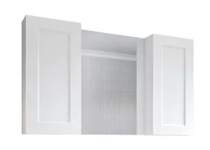 Victoria Shaving Cabinet 1200mm Single Mirror, White Satin by Timberline, a Shaving Cabinets for sale on Style Sourcebook