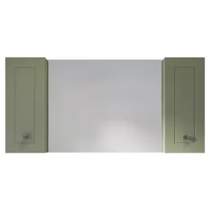 Victoria Shaving Cabinet 1500mm Single Mirror, Olive Satin by Timberline, a Shaving Cabinets for sale on Style Sourcebook