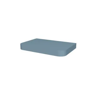 Curved Splice Shelf 300mm, Saxby Blue Satin  by Timberline, a Wall Shelves & Hooks for sale on Style Sourcebook