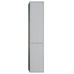 Hudson Tallboy 300mm Wall Hung, Upgraded, Light Grey Satin by Timberline, a Bathroom Storage Cabinets for sale on Style Sourcebook