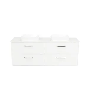Colby Vanity 1500mm Double WG Basins SilkSurface AC Top Wall hung, White Satin by Timberline, a Vanities for sale on Style Sourcebook