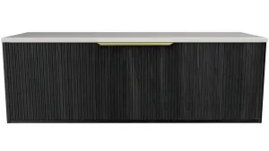 Elwood Vanity 1200mm Centre WG Basin SilkSurface AC Top Wall hung, Bottega Oak by Timberline, a Vanities for sale on Style Sourcebook