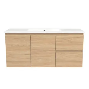 Florida Ensuite Vanity 1000mm Centre Bowl Urban Top Wall hung, Elegant Oak by Timberline, a Vanities for sale on Style Sourcebook