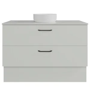 Henley Vanity 1200mm Centre WG Basin SilkSurface AC Top Floor standing, Light Pistachio Satin by Timberline, a Vanities for sale on Style Sourcebook