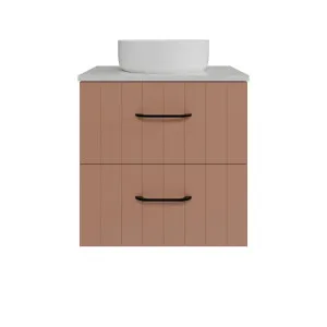 Henley Vanity 600mm Centre WG Basin SilkSurface AC Top Wall hung, New Penny Satin by Timberline, a Vanities for sale on Style Sourcebook