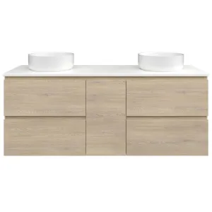 Marshall Vanity 1500mm Double WG Basins SilkSurface AC Top Wall hung, Cotta Cremona Oak by Timberline, a Vanities for sale on Style Sourcebook
