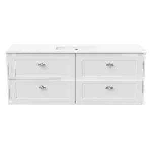 McLaren Vanity 1500mm Centre WG Basin SilkSurface UC Top Wall hung, Light Grey Satin by Timberline, a Vanities for sale on Style Sourcebook