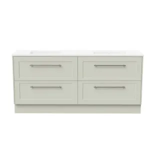 McLaren Vanity 1800mm Double WG Basins SilkSurface UC Top Floor standing, Light Pistachio Satin by Timberline, a Vanities for sale on Style Sourcebook