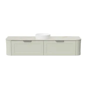 Santos Vanity 1800mm Centre WG Basin SilkSurface AC Top Wall hung, Light Pistachio Satin by Timberline, a Vanities for sale on Style Sourcebook