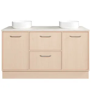 Takano Vanity 1500mm Double WG Basins SilkSurface AC Top Floor standing, Victorian Ash TrueScale™ by Timberline, a Vanities for sale on Style Sourcebook